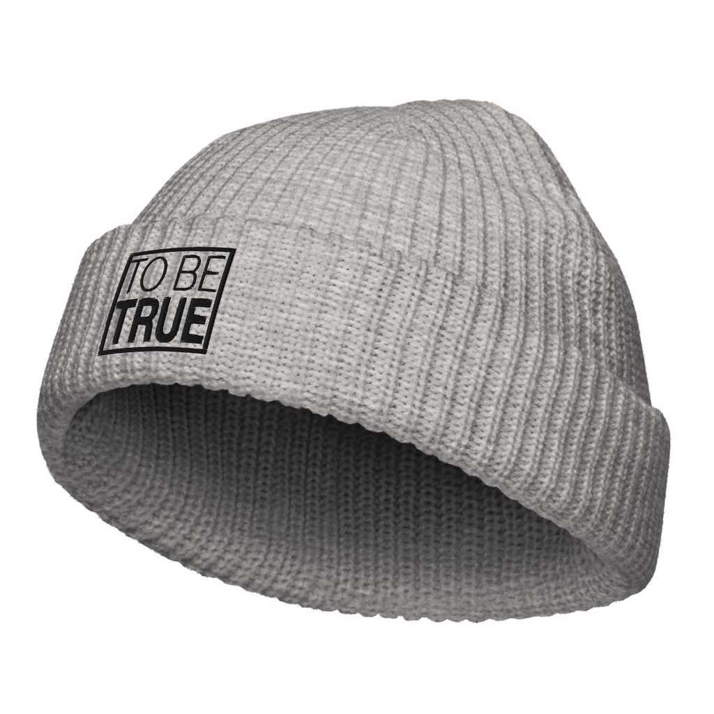 TSF beanie athletic heather side