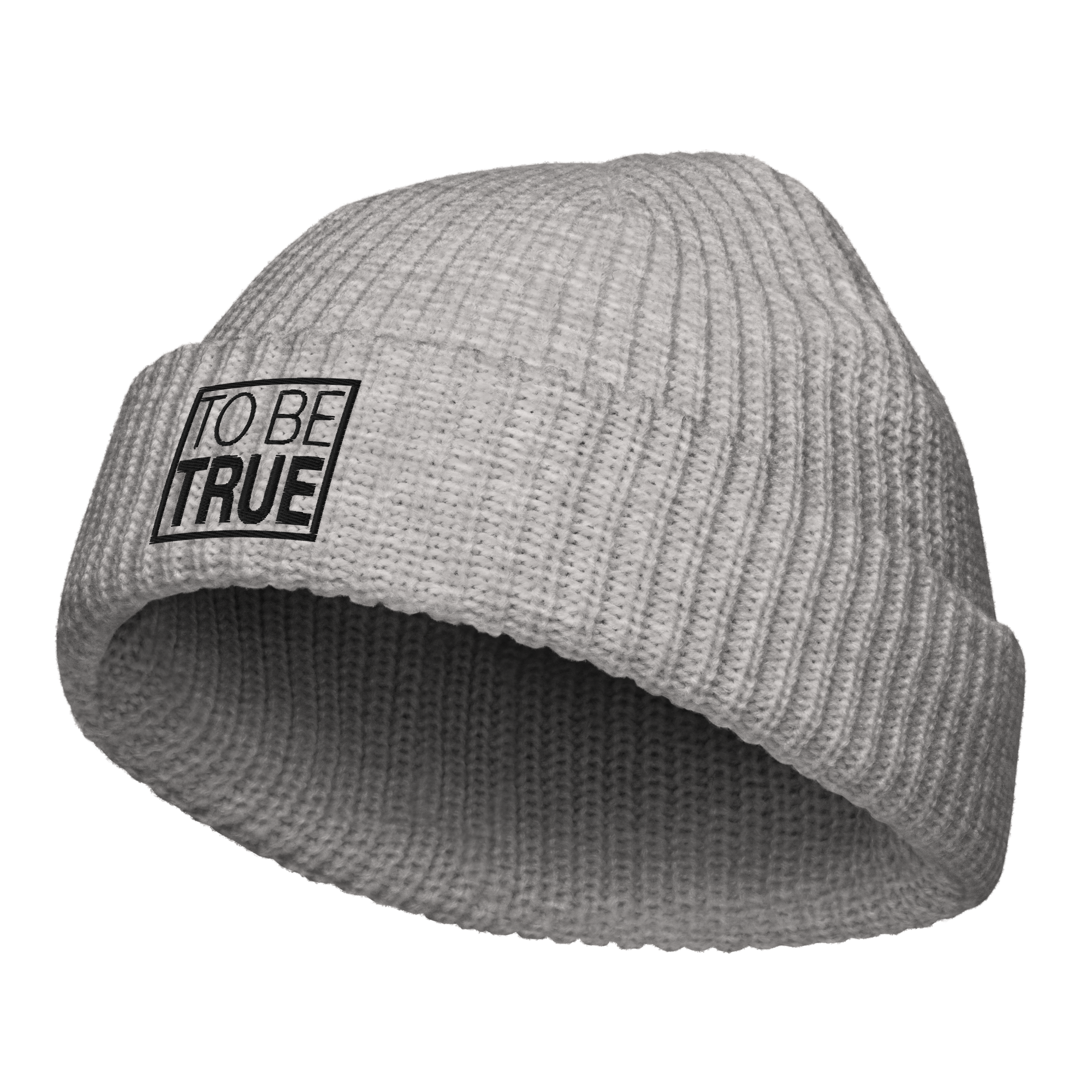 TSF beanie athletic heather side