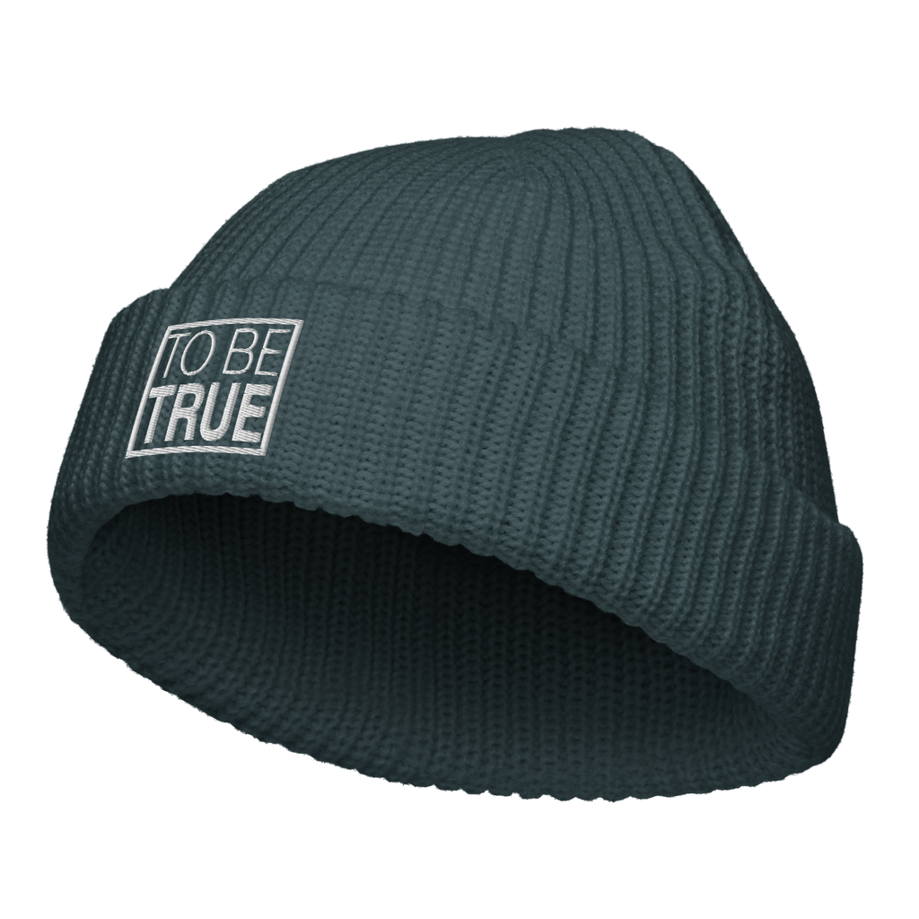 TSF beanie sea green side