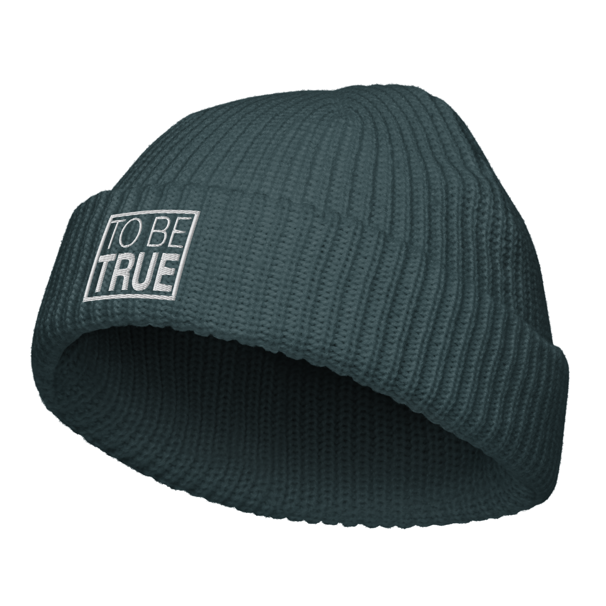 TSF beanie sea green side