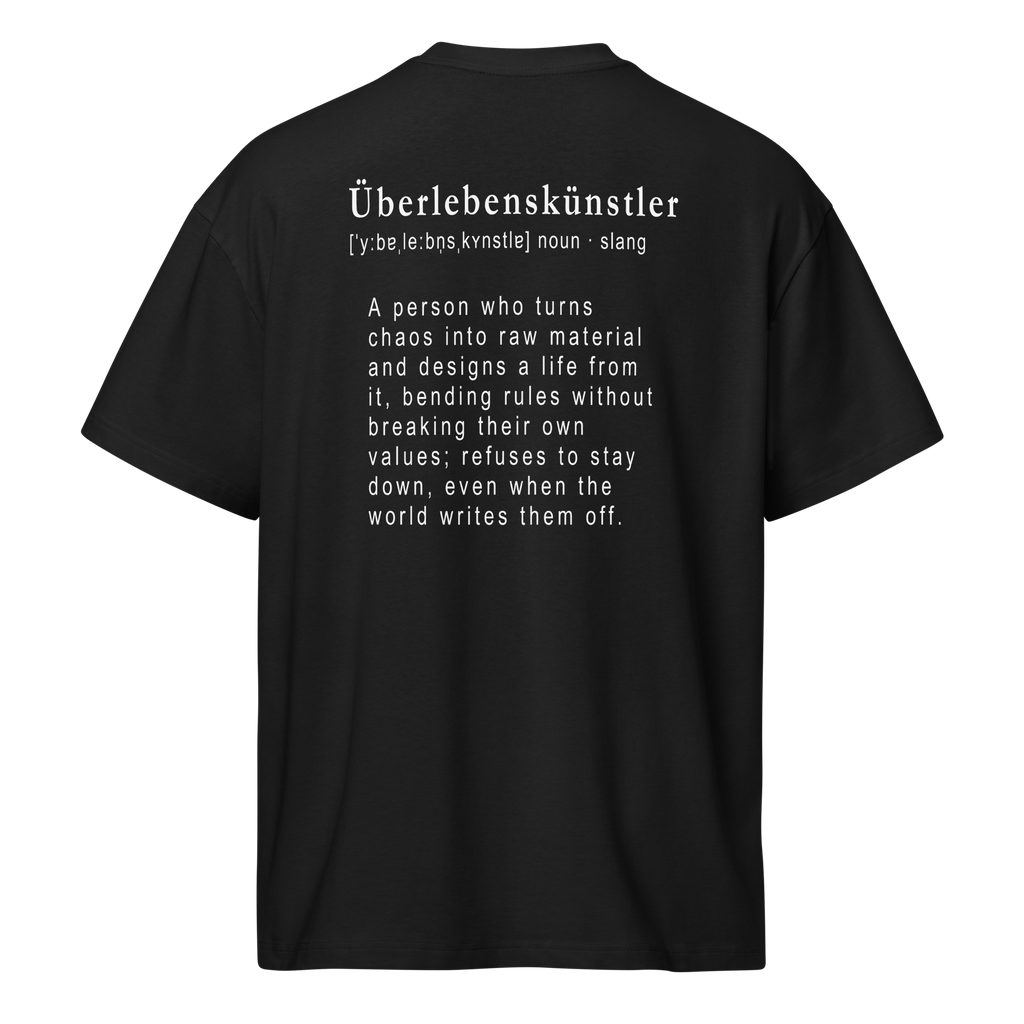 TSF Ueberlebenskuenstler box tee black