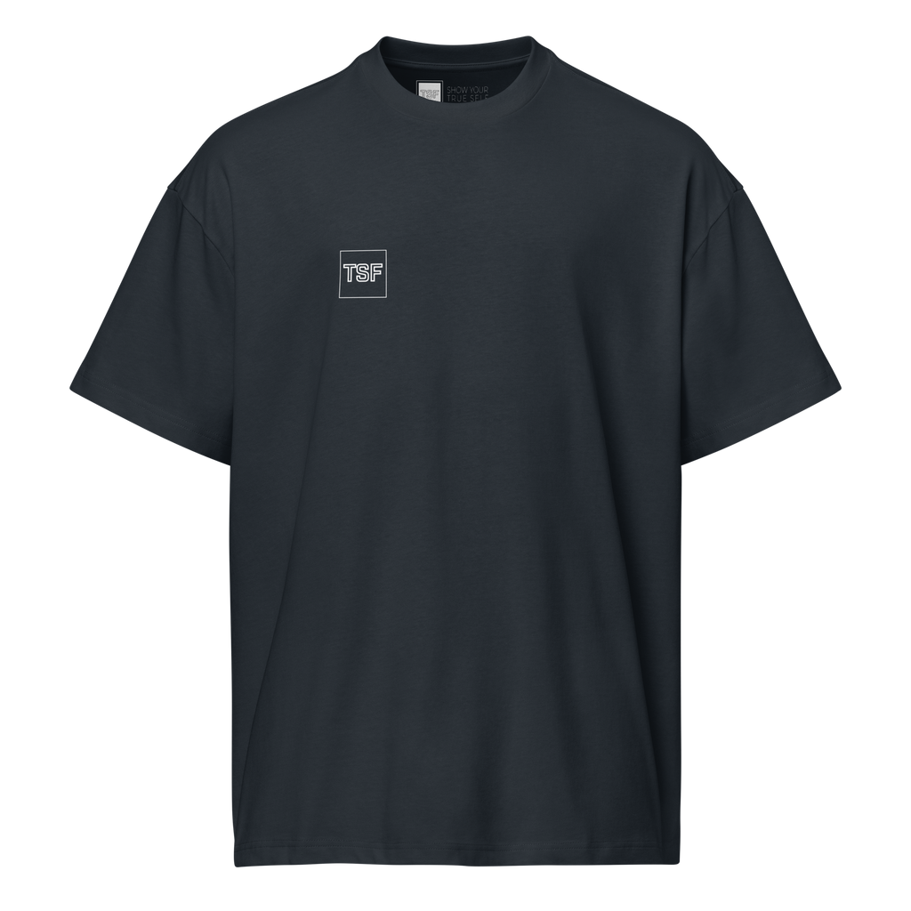 TSF bound to be successfull box tee navy blazer front