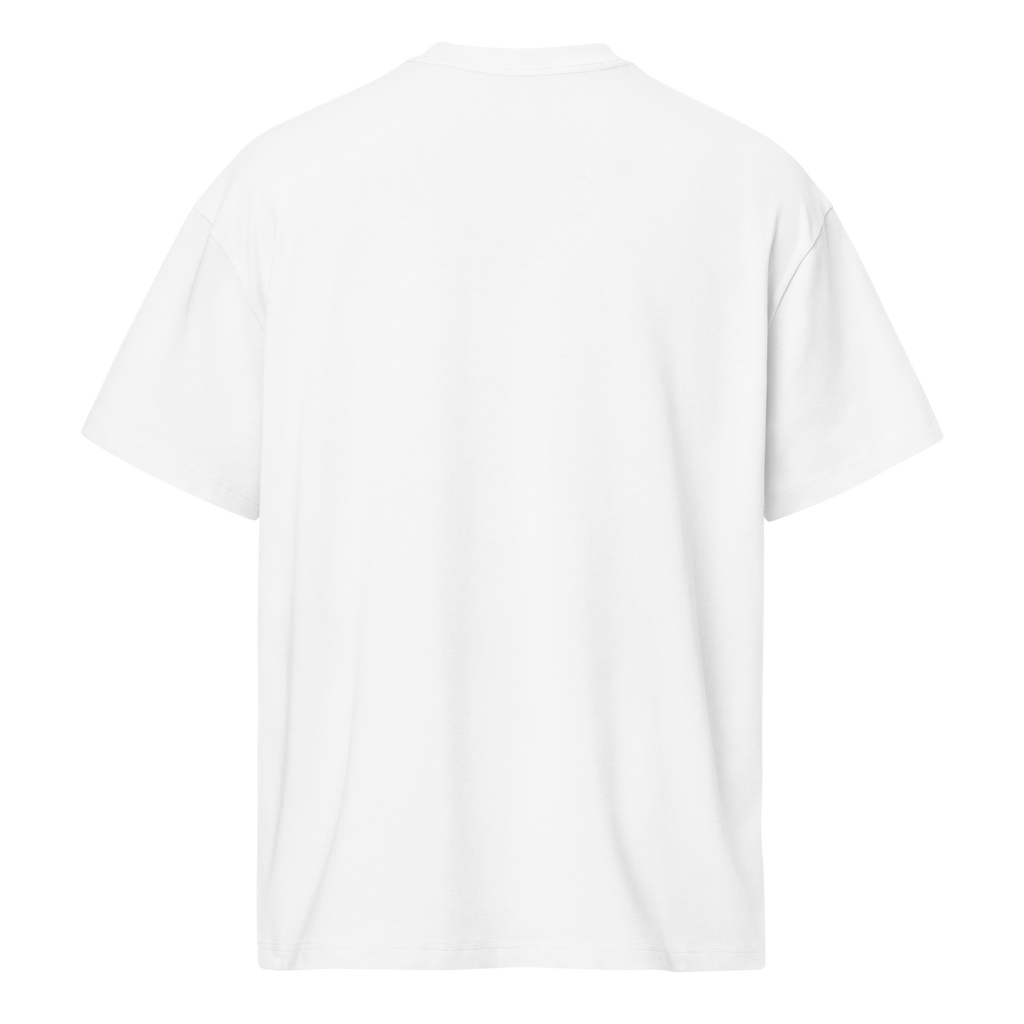 TSF i am the change box tee white back