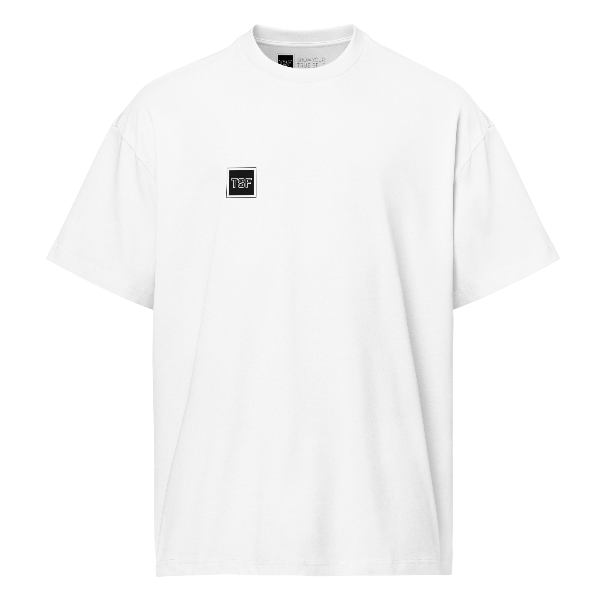 TSF Ueberlebenskuenstler box tee white front