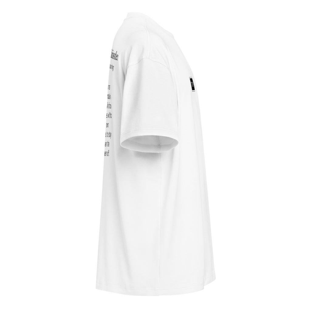TSF Ueberlebenskuenstler box tee white side