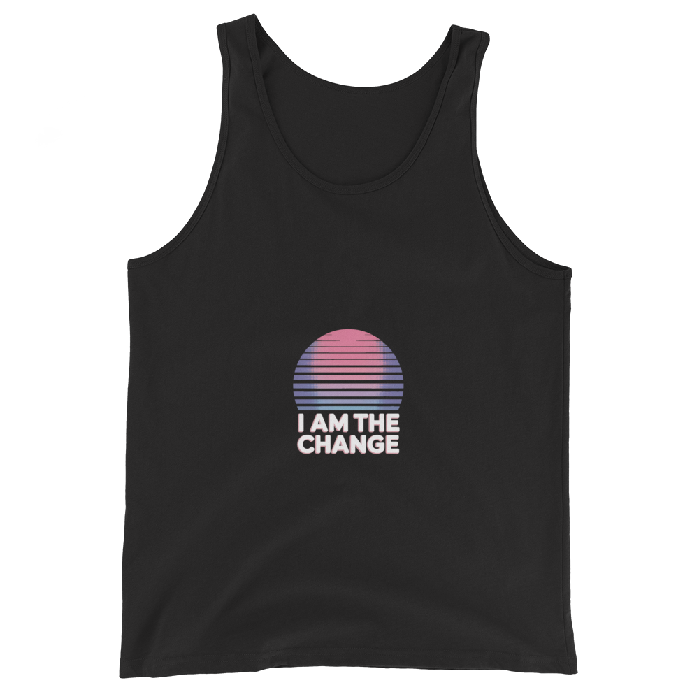 TSF tank top i am the change black