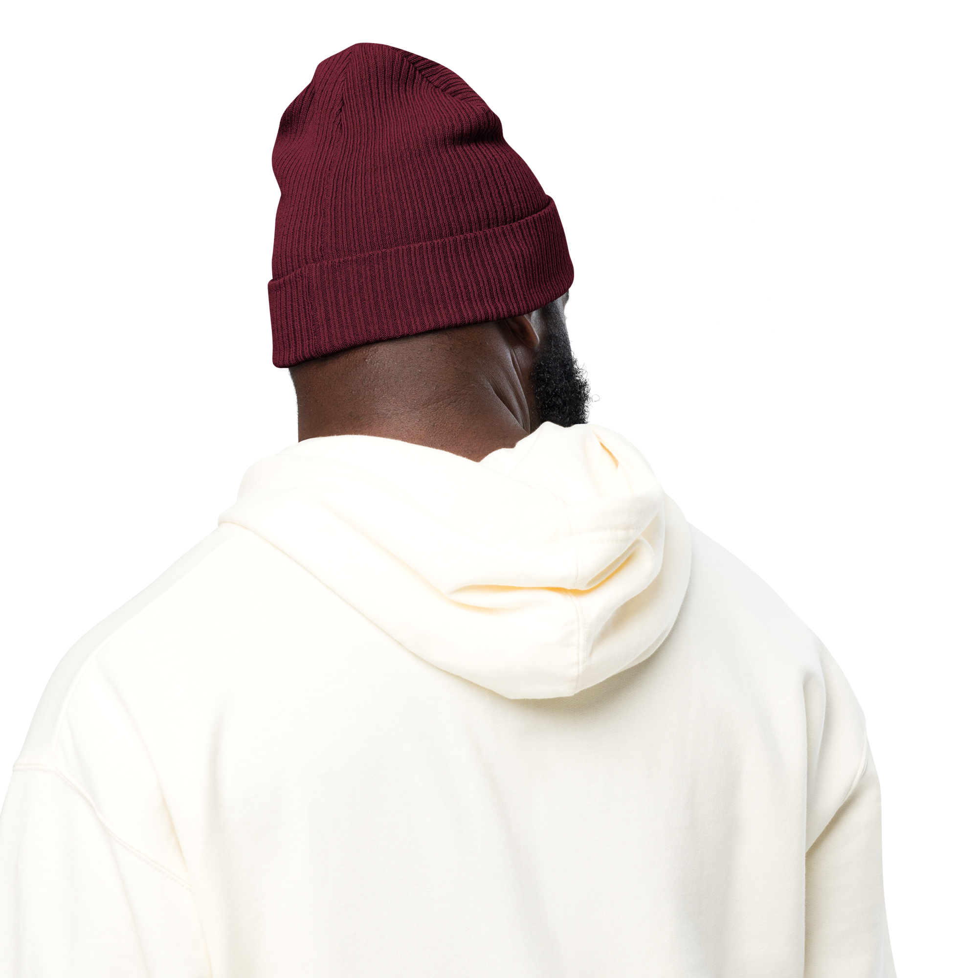 TSF organic cotton cap i am the change burgundy model