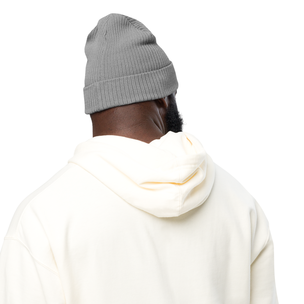 TSF organic cotton cap i am the change light grey model
