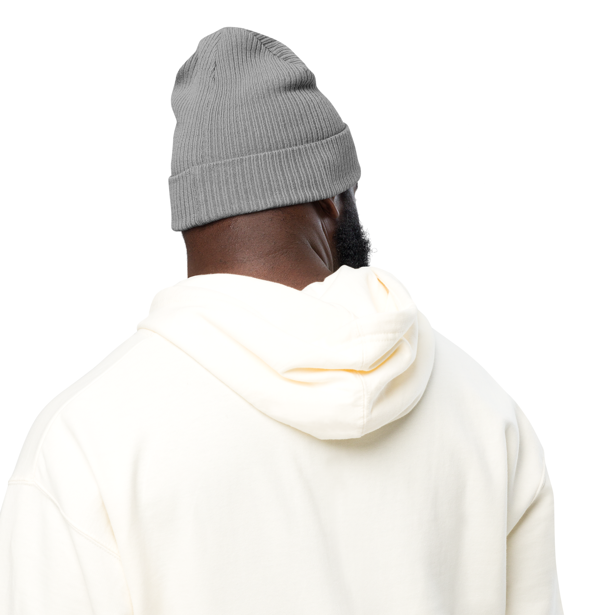 TSF organic cotton cap i am the change light grey model