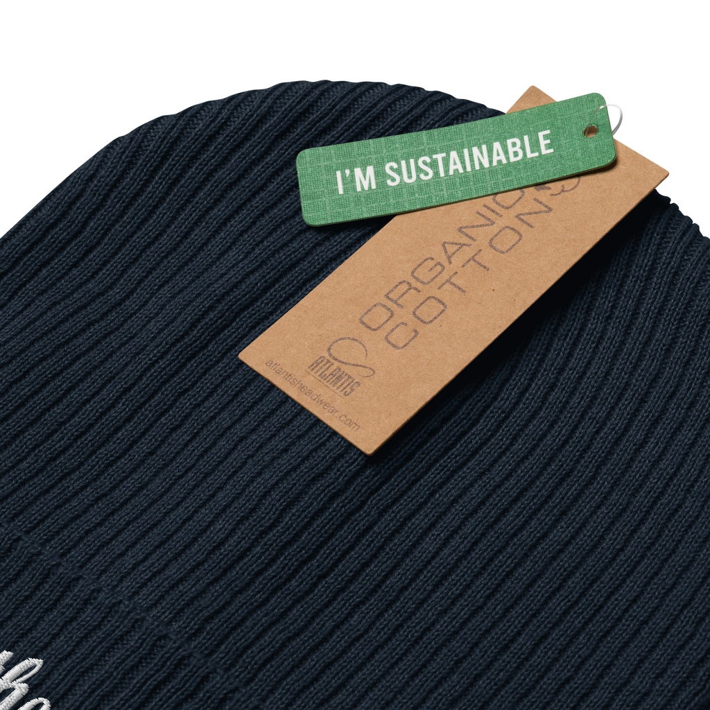 TSF organic cotton cap i am the change oxford navy sustainable