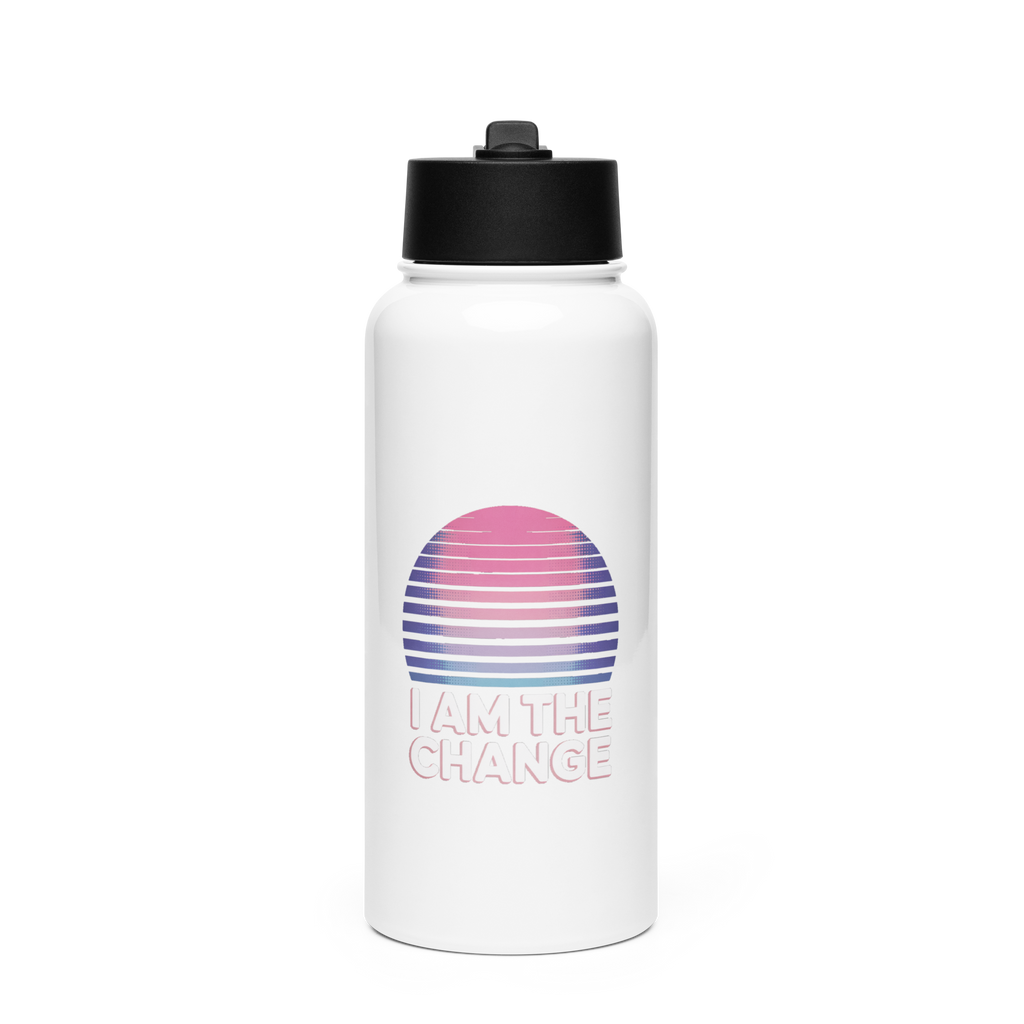 TSF water bottle i am the change