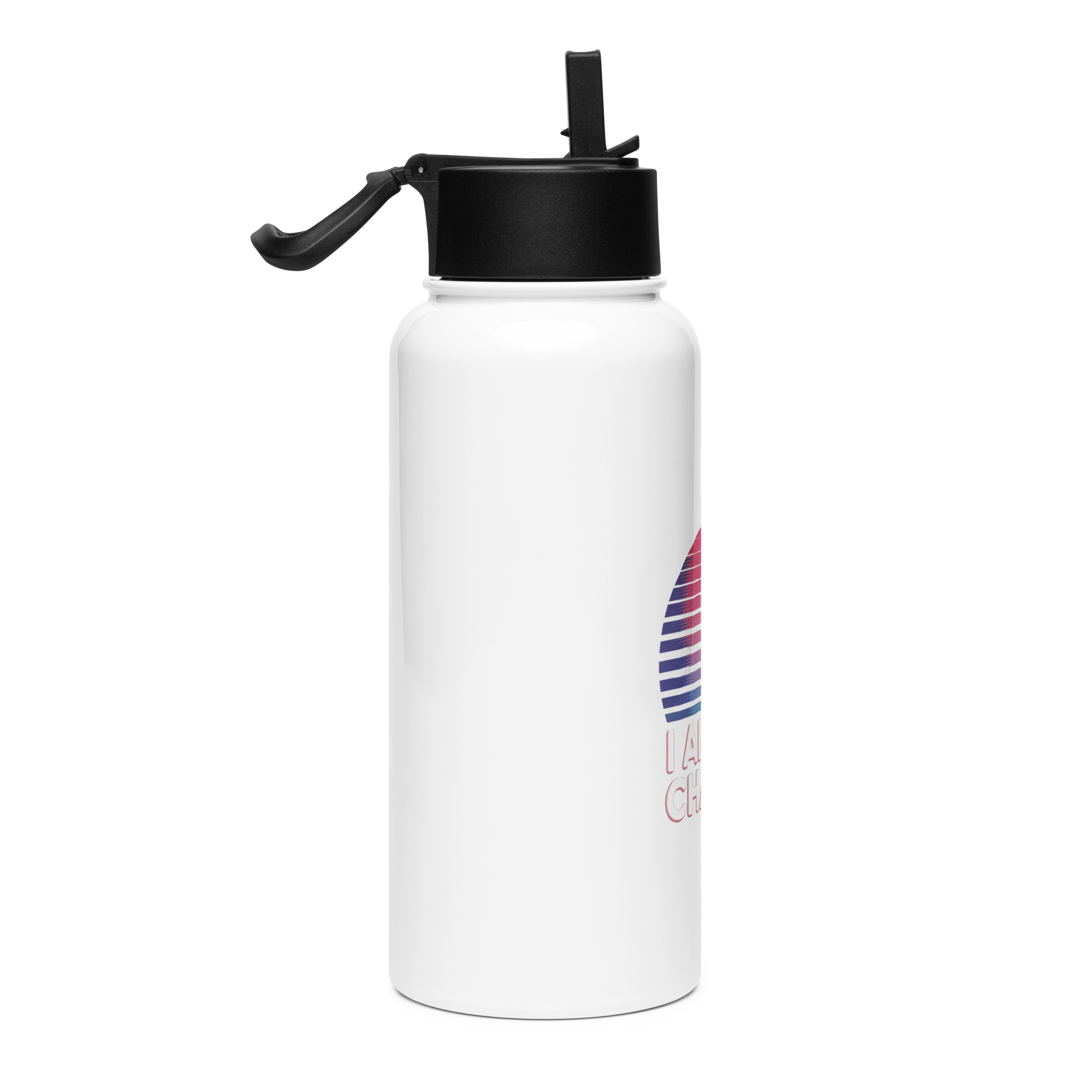 TSF water bottle i am the change side