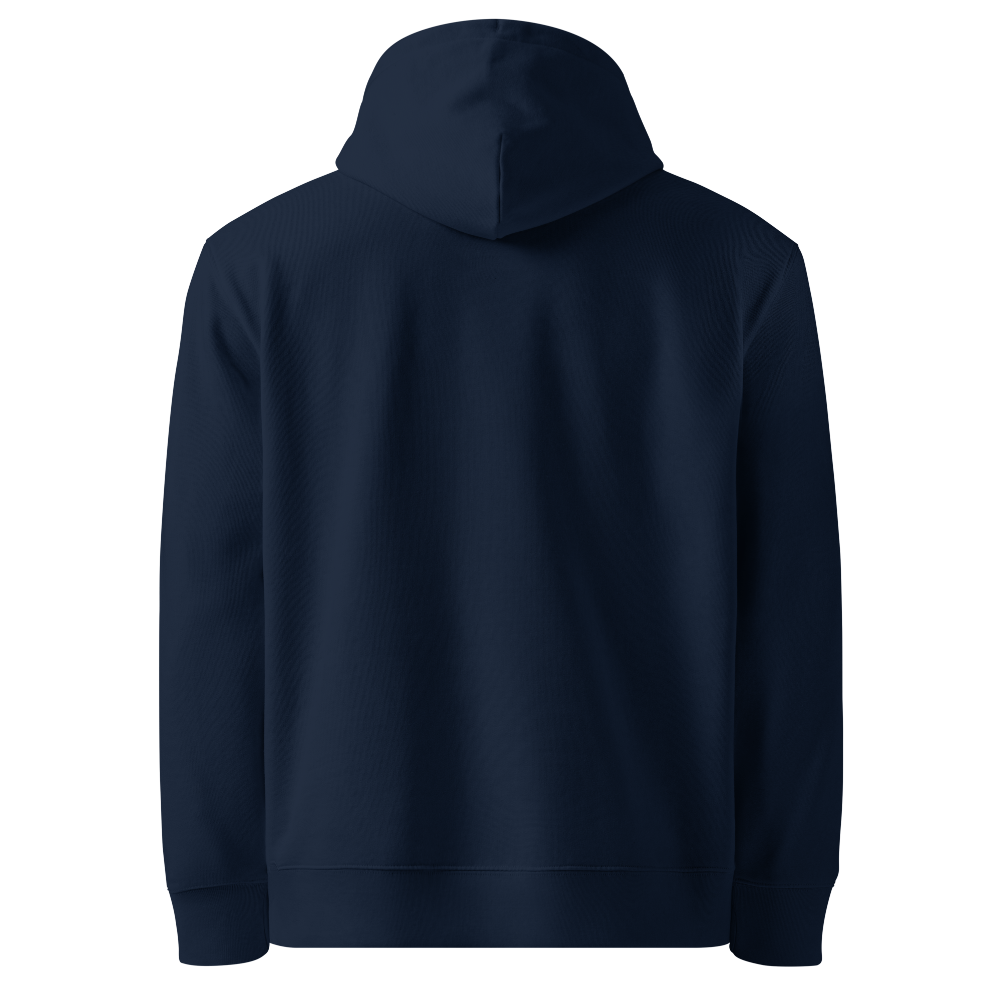 TSF organic cotton hoodie i am the change french navy back