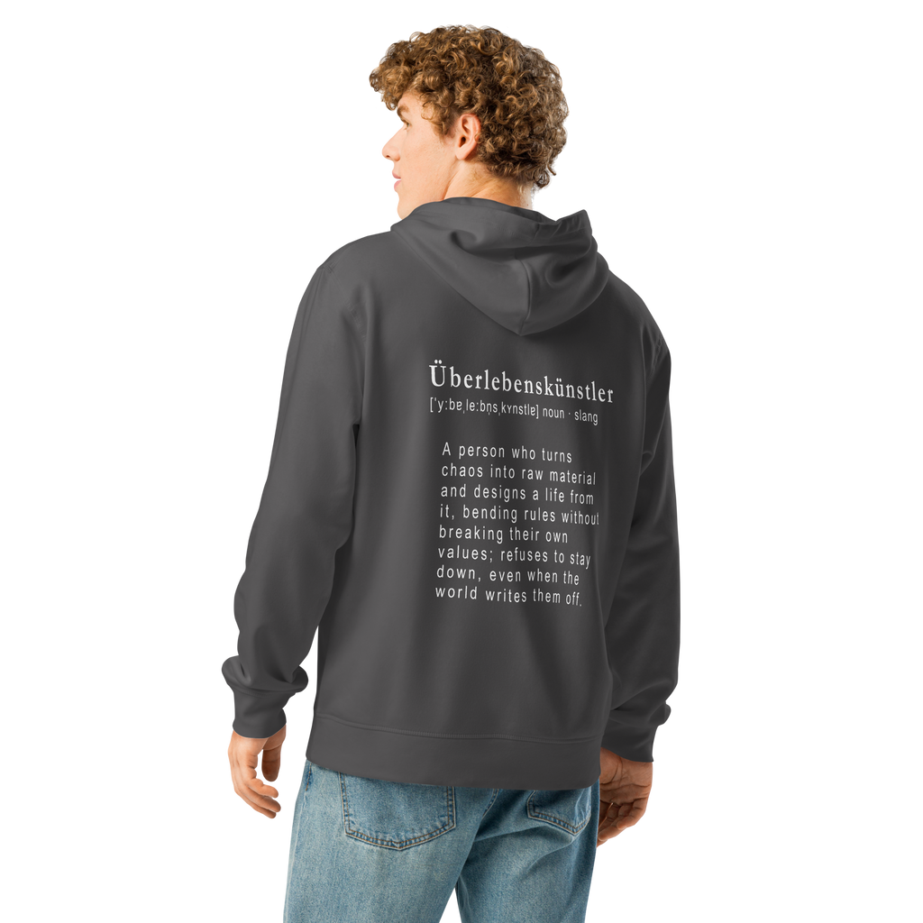 TSF Ueberlebenskuenstler Hoodie anthracite model