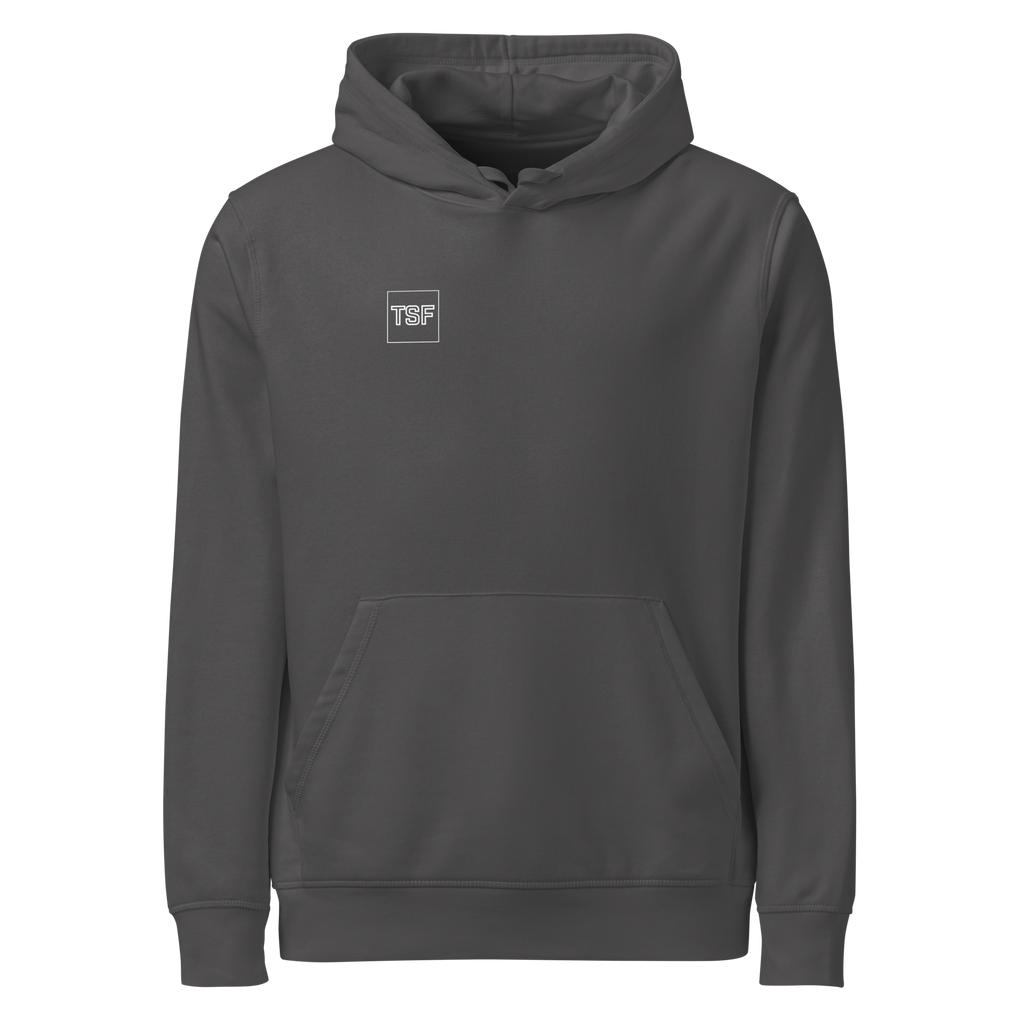 TSF bound to be successfull hoodie anthracite front