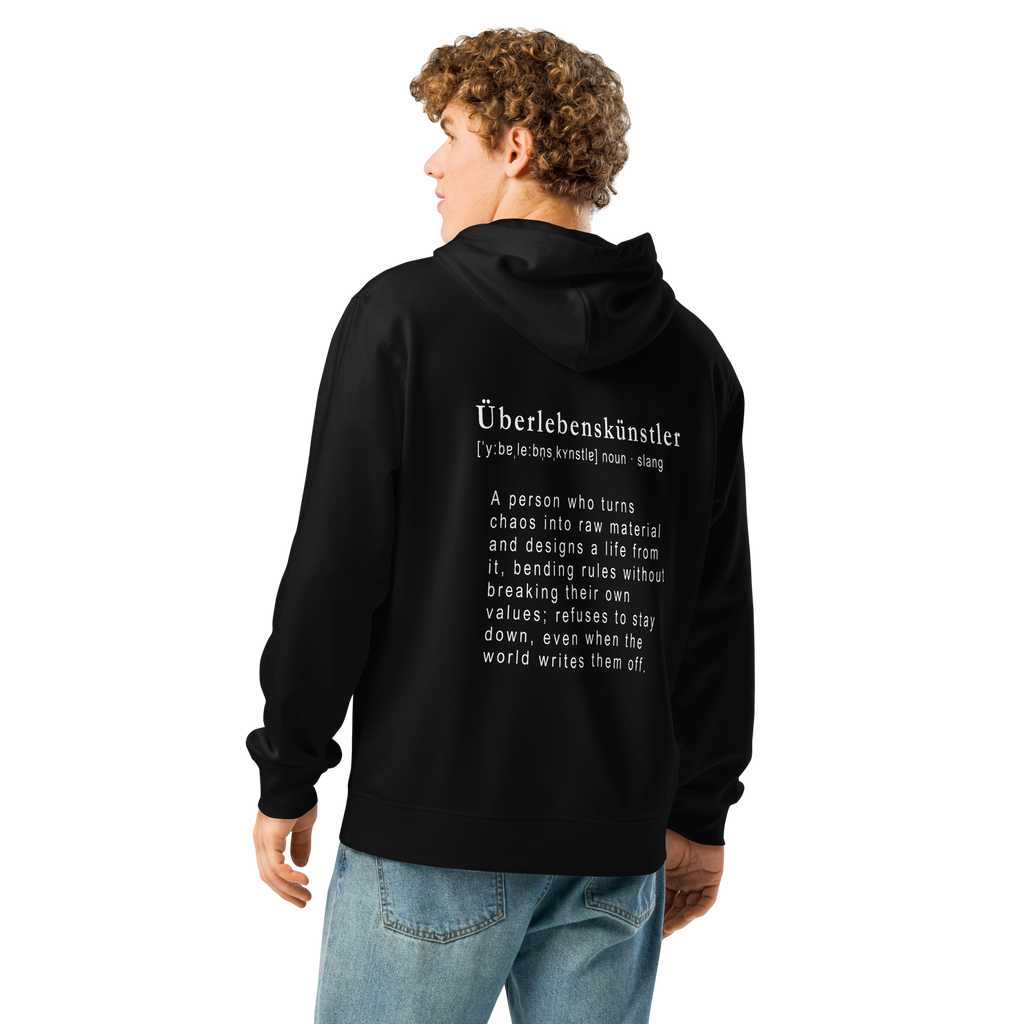 TSF Ueberlebenskuenstler Hoodie black model