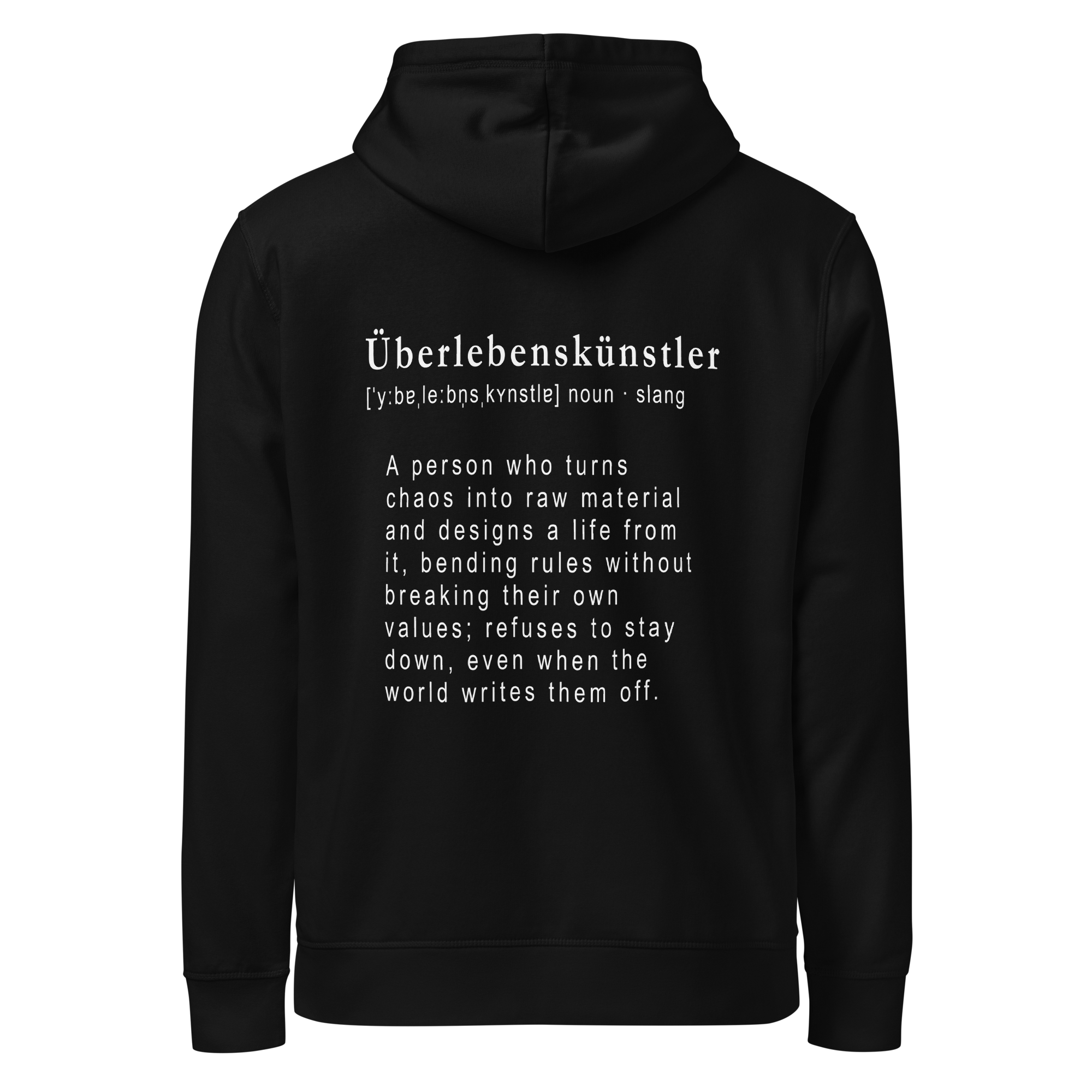 TSF Ueberlebenskuenstler Hoodie black