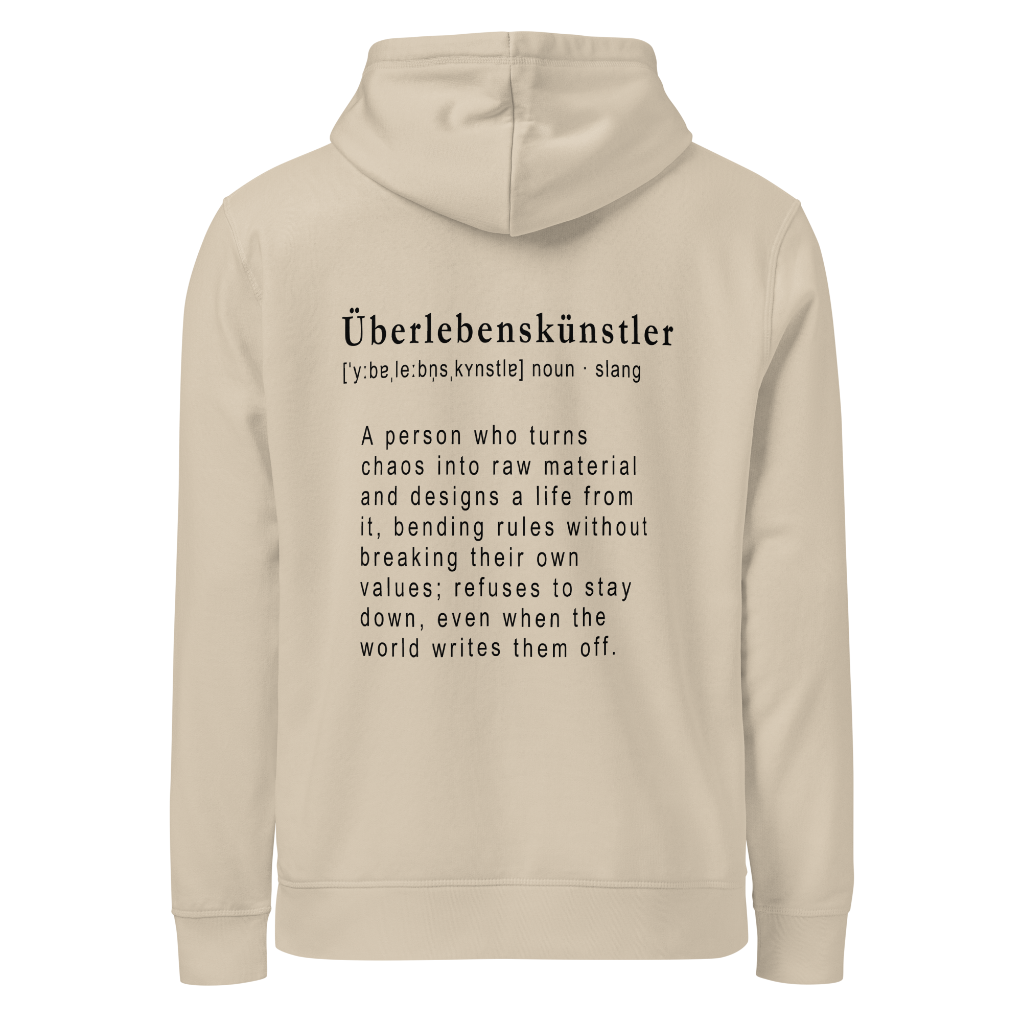 TSF Ueberlebenskuenstler Hoodie desert dust