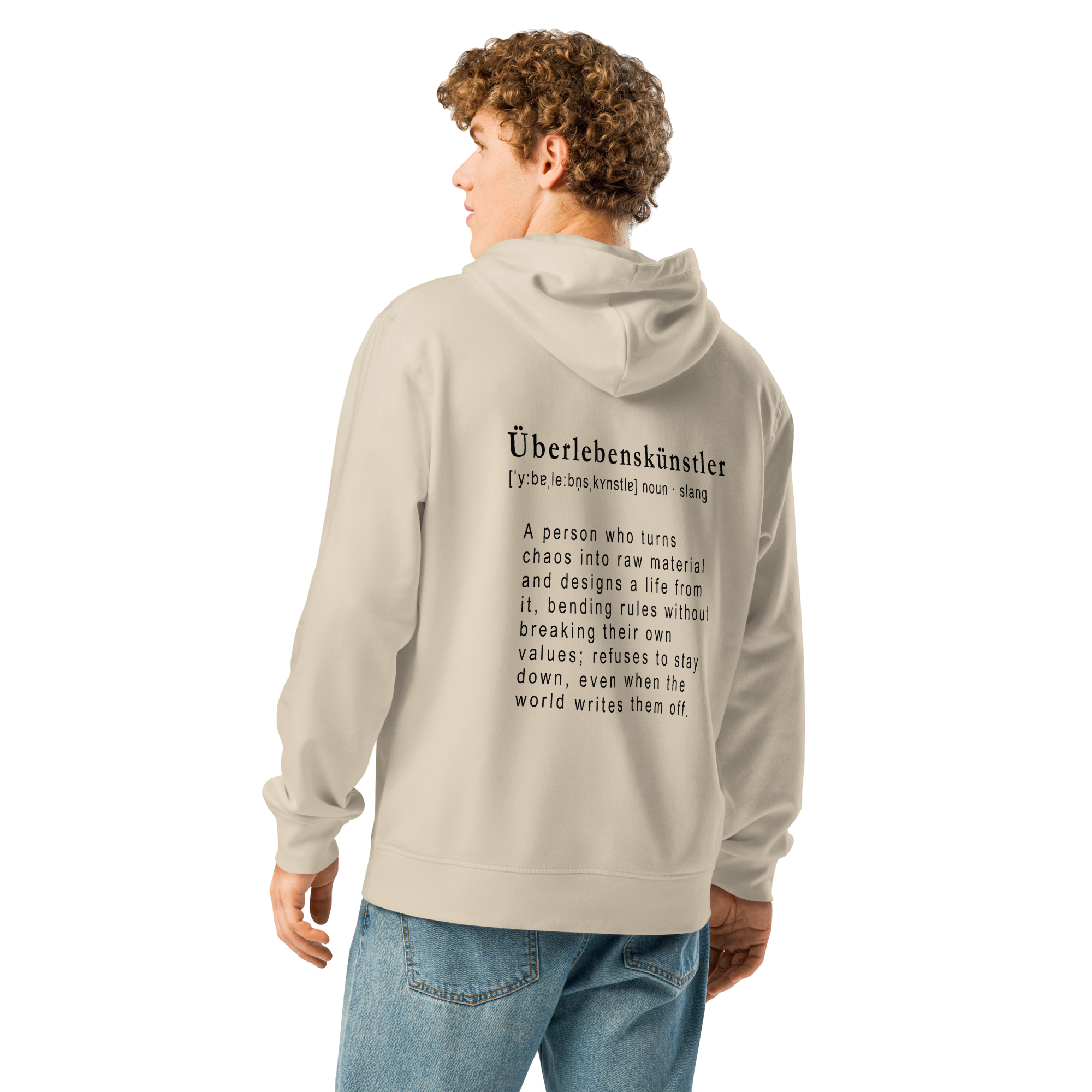TSF Ueberlebenskuenstler Hoodie desert dust model