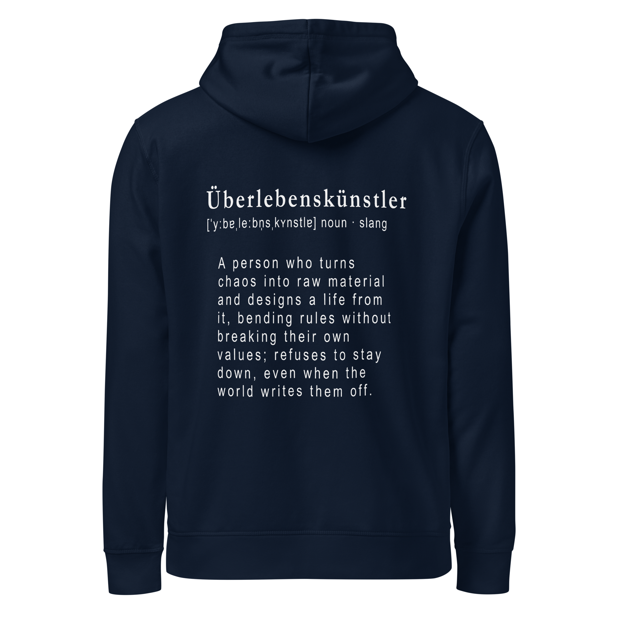 TSF Ueberlebenskuenstler Hoodie french navy