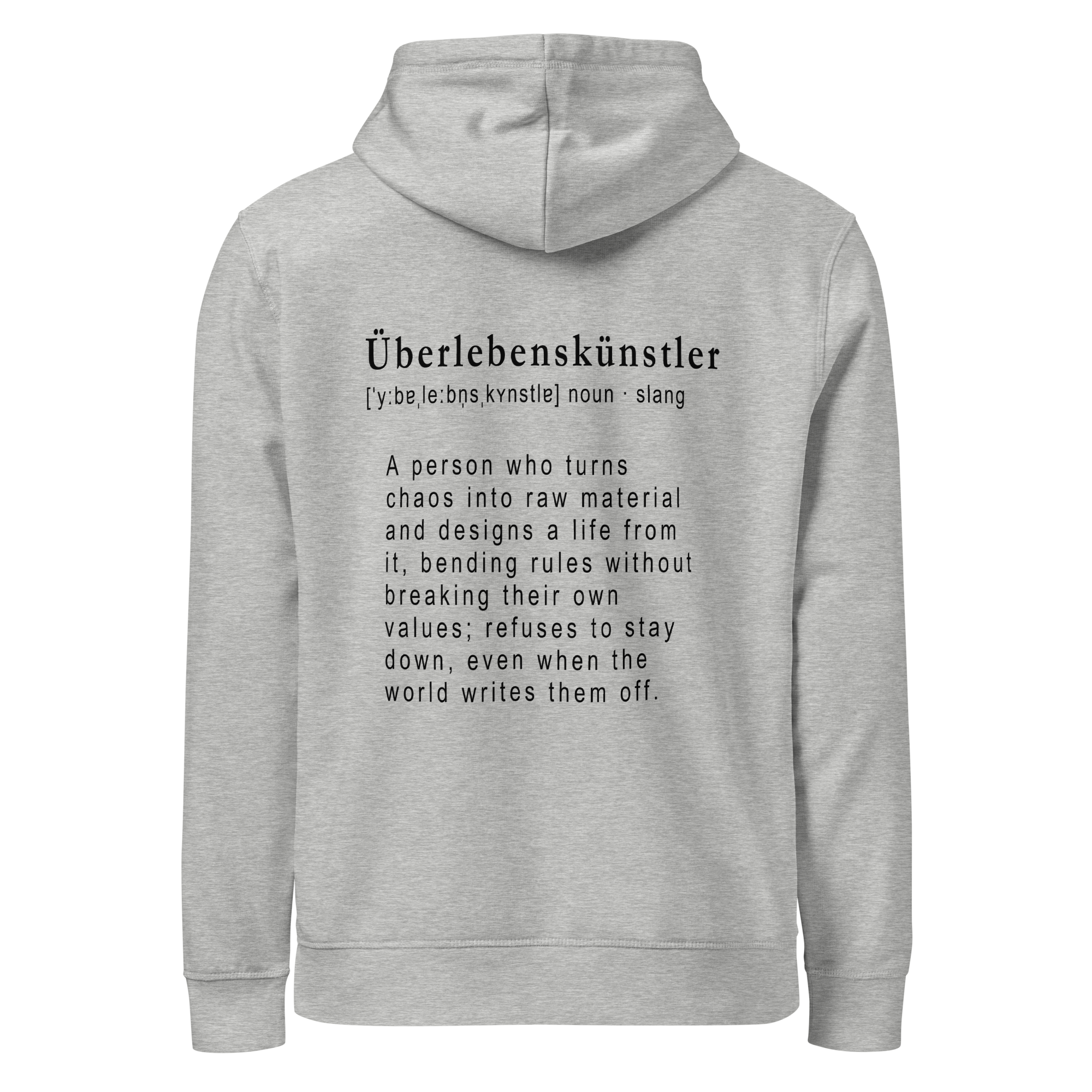 TSF Ueberlebenskuenstler Hoodie heather grey