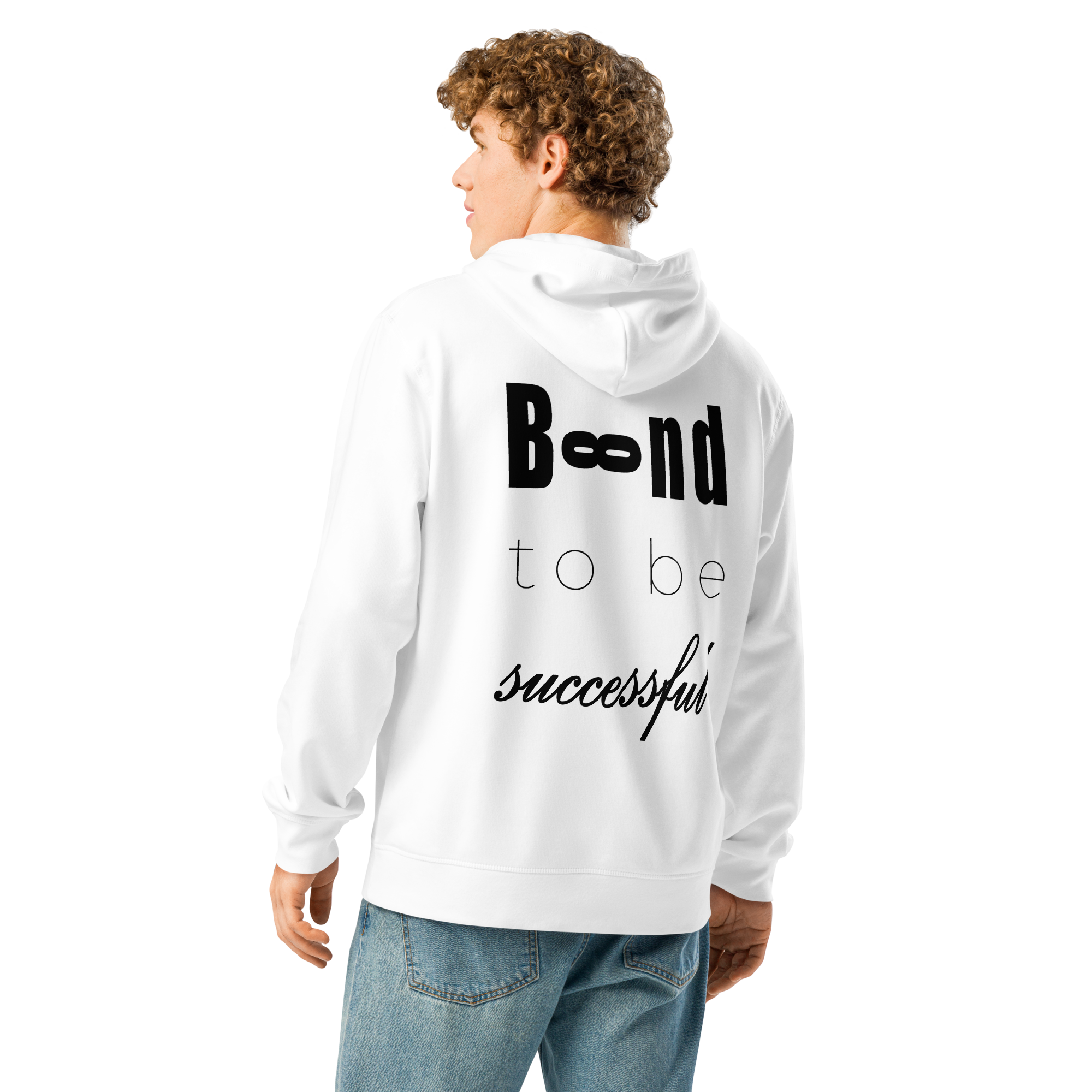TSF bound to be successfull hoodie white model