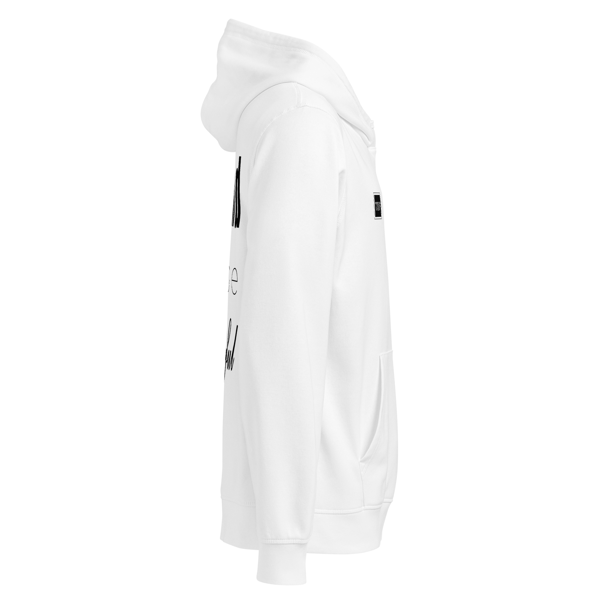 TSF bound to be successfull hoodie white side
