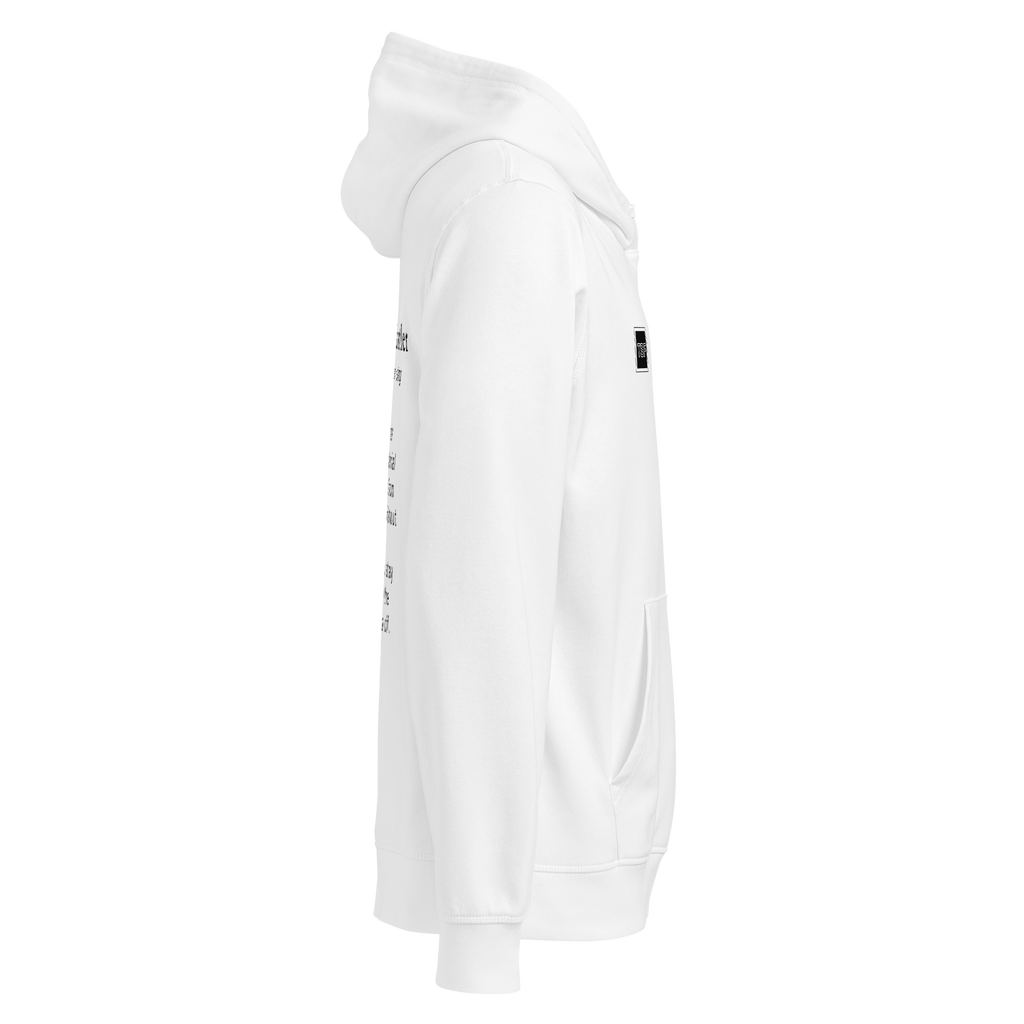 TSF Ueberlebenskuenstler Hoodie white side