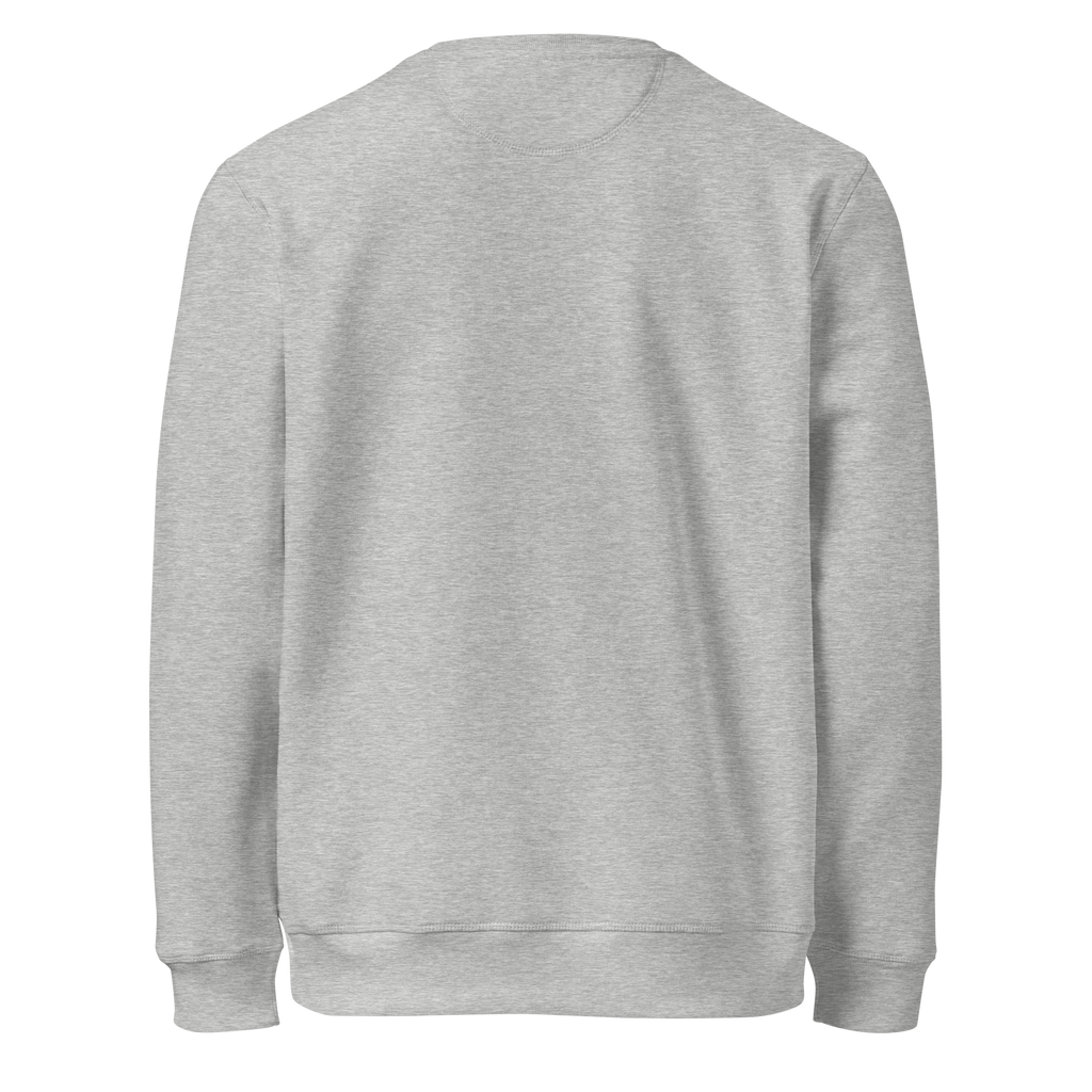 TSF original sweatshirt heather grey back