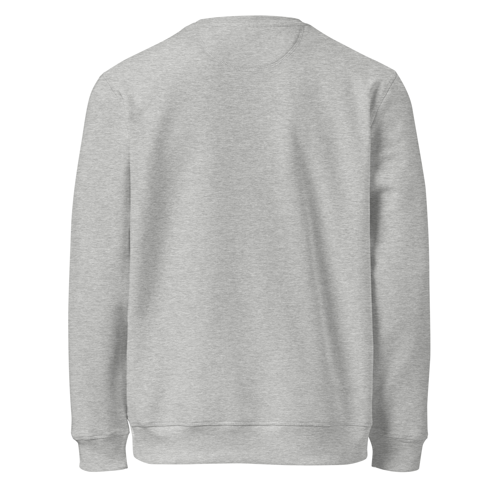 TSF original sweatshirt heather grey back