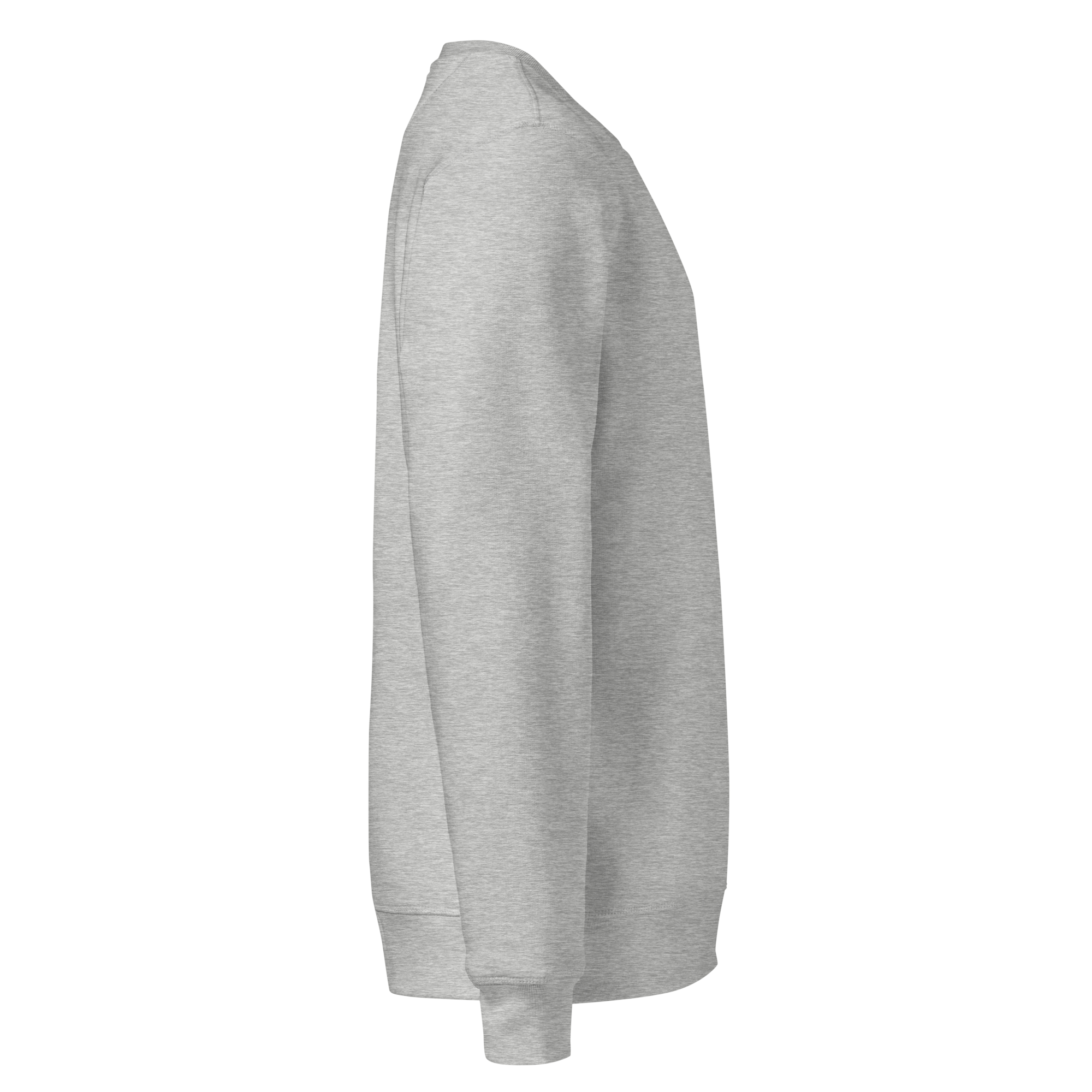 TSF original sweatshirt heather grey side