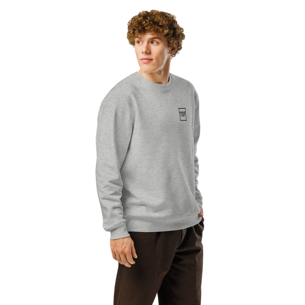 TSF original sweatshirt heather grey model